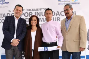 Ayuntamiento brinda certeza jurídica a ciudadanos afectados por lluvias