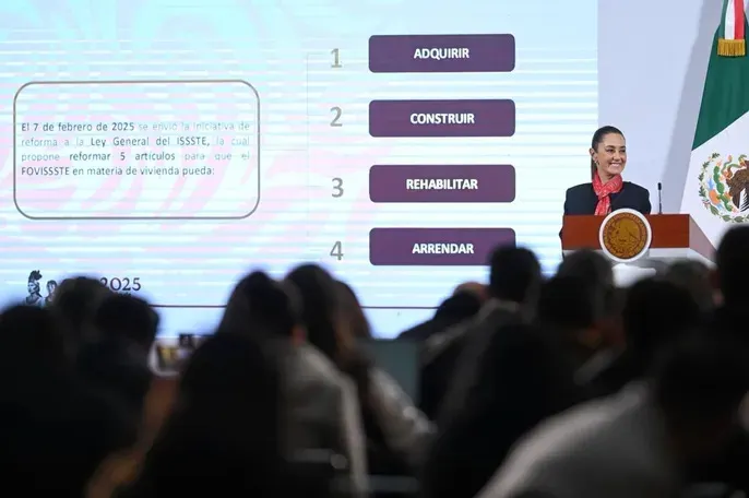 Gobierno de México informa que de febrero a abril se construirán 52 mil 345 viviendas en 25 entidades federativas 