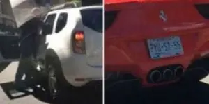 VIDEO: Empleados tributarios forcejean con familia de #LordFerrari; SAT descarta abuso