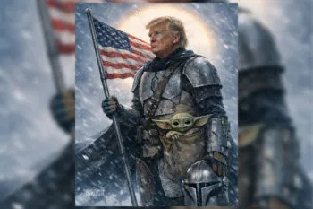 Casa Blanca publica imagen de Trump como “The Mandalorian” y desata burlas en redes