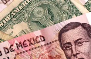 Peso mexicano nuevamente en caída libre