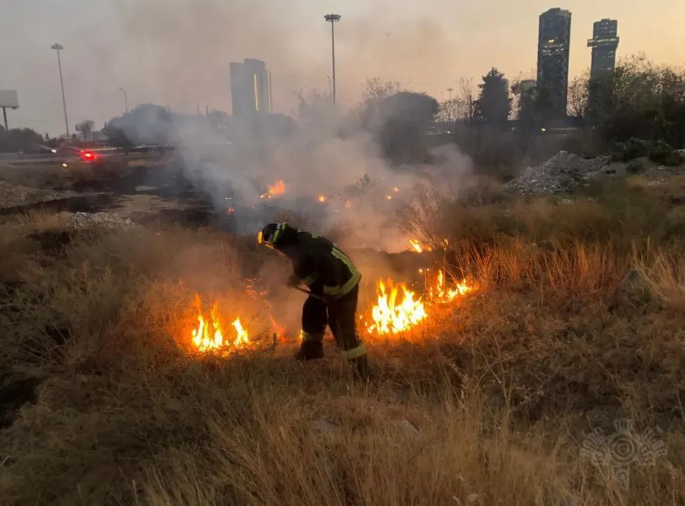 Incendio de pastizales