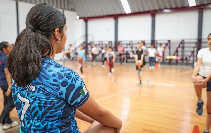 Cuautlancingo participa en Clase Nacional de Baloncesto “¡Ponte Pila! Bota y Encesta!”