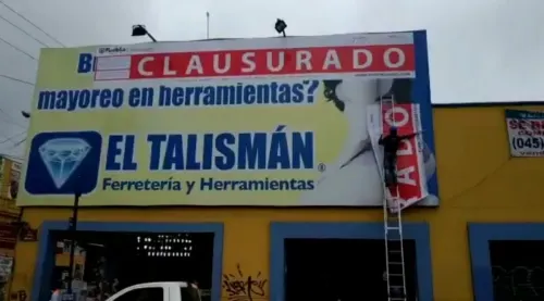 Clausuran anuncios de El Talisman y otros dos comercios por promover publicidad sexista