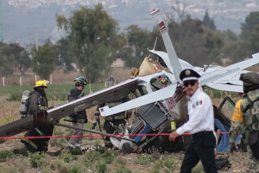 Avioneta Desplome Huejotzingo