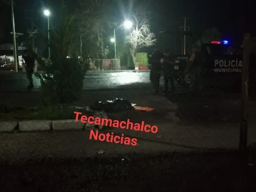 Hallan restos humanos embolsados con narcomensaje en Tecamachalco