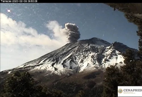 El 5 de febrero, el día más activo de la semana del Popocatépetl: PC Estatal