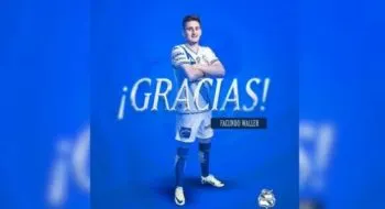 Adiós a Waller: Club Puebla anuncia la salida del mediocampista uruguayo