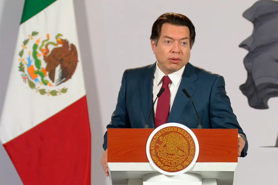 Mario Delgado Carillo, secretario de Educación Pública de México. Foto: Captura de pantalla