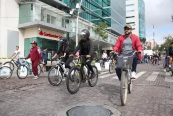 Más de 6 mil 600 ciclistas participan en la rodada “La Bici Mueve a la Capital”