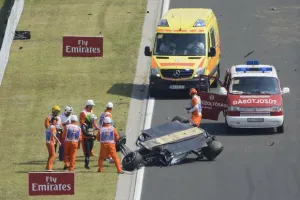 “Checo” Pérez sufre fuerte accidente