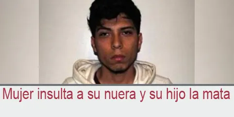 Mujer insulta a su nuera y su hijo la mata