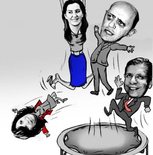 El sube y baja de la política poblana