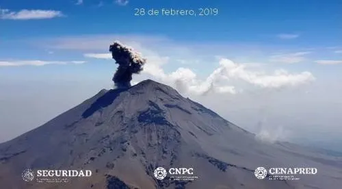 Actividad del Popocatépetl asociada a destrucción del domo 82: Protección Civil Estatal