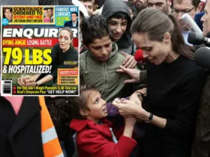Angelina Jolie está muriendo de anorexia: The National Enquirer