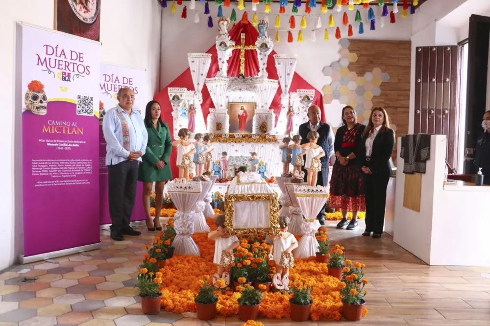 Secretarías de Cultura y Turismo inauguran corredor de ofrendas