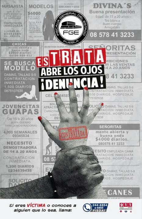 Fiscalía General tiene una estrategia integral para atender el delito de trata