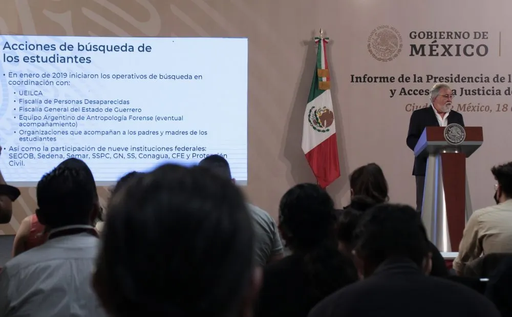 Gobierno presenta conclusiones del caso Ayotzinapa