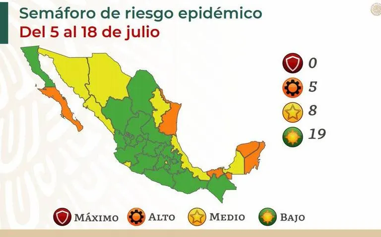 Puebla, en verde dos semanas más, según semáforo federal