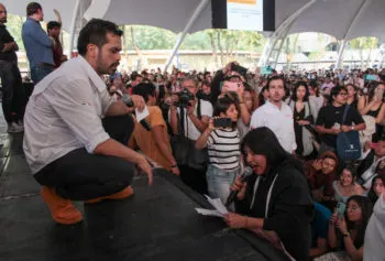 Álvarez Máynez enfrentó abucheos por parte de estudiantes de la UAM Xochimilco