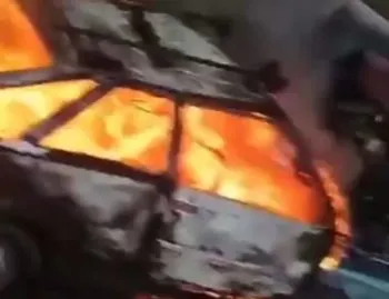 Choque frontal con incendio en Tepeyahualco deja un muerto y cuatro heridos