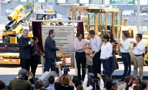 Peña Nieto, Moreno Valle y Ávila Villegas inauguran la ampliación de la Autopista México-Puebla