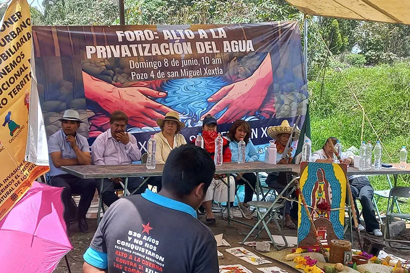 Asamblea Xoxtla Contra Extraccion Agua