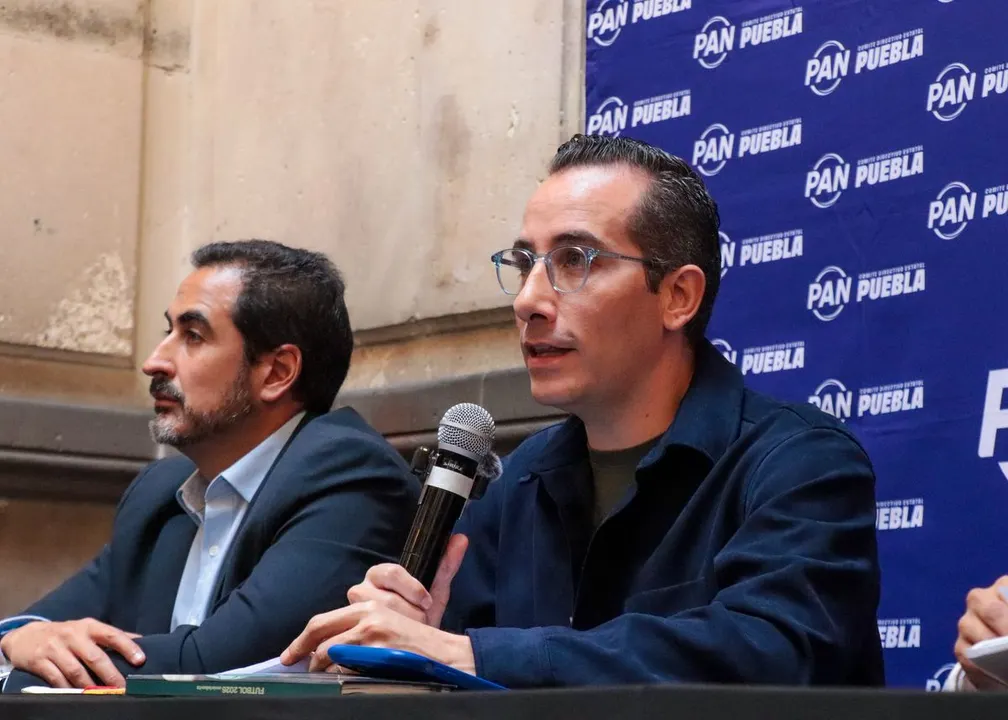 Mario Riestra Piña, dirigente estatal del PAN en Puebla. Foto: Especial