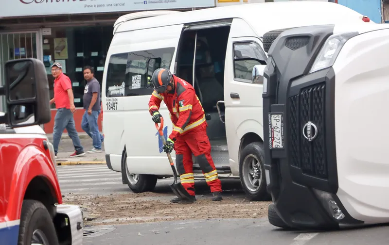 Choque de transporte público