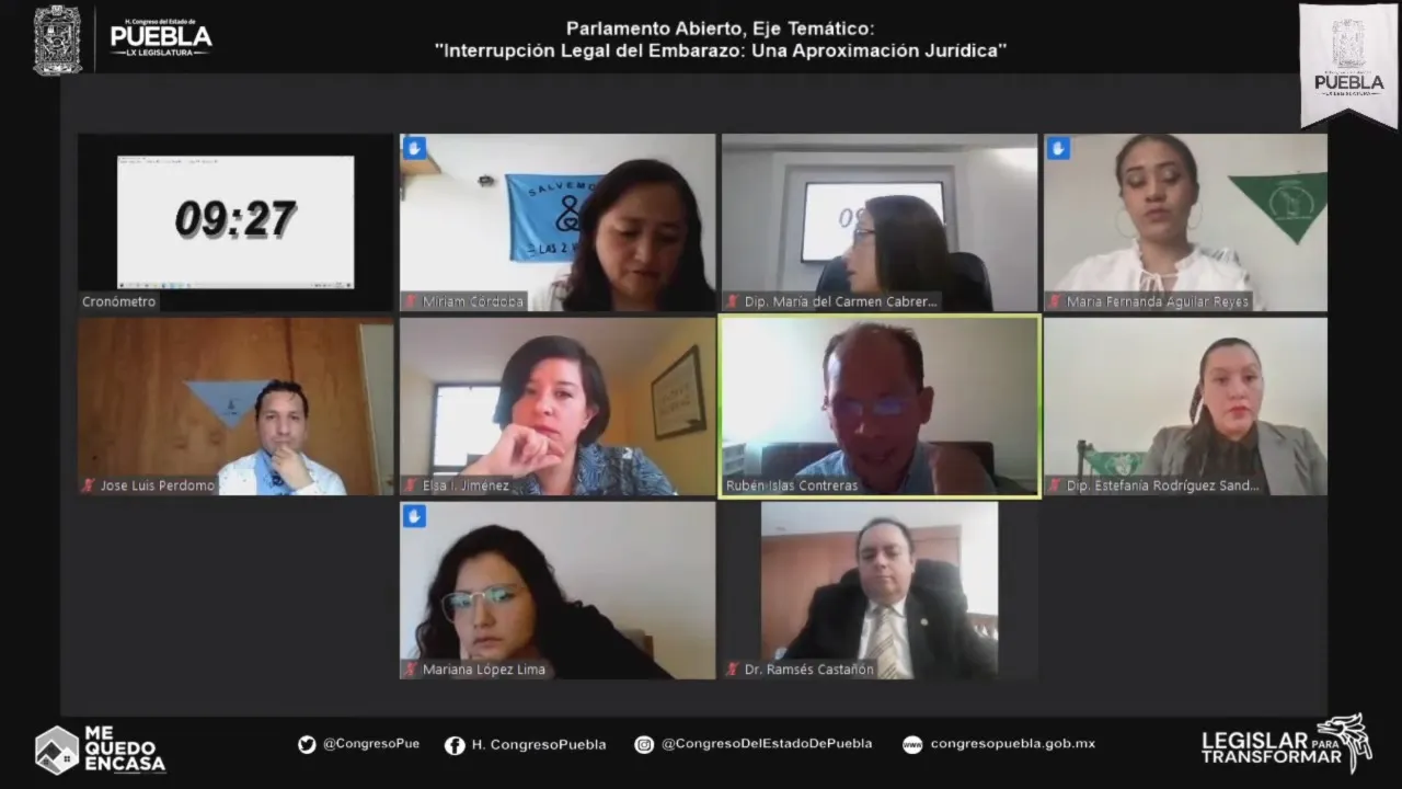 Concluye Parlamento Abierto realizado en el Congreso de Puebla