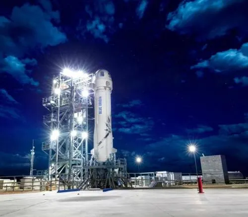 Así es la nave de Blue Origin que llevará a los turistas al espacio