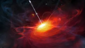 Astrónomos descubren súper agujero negro