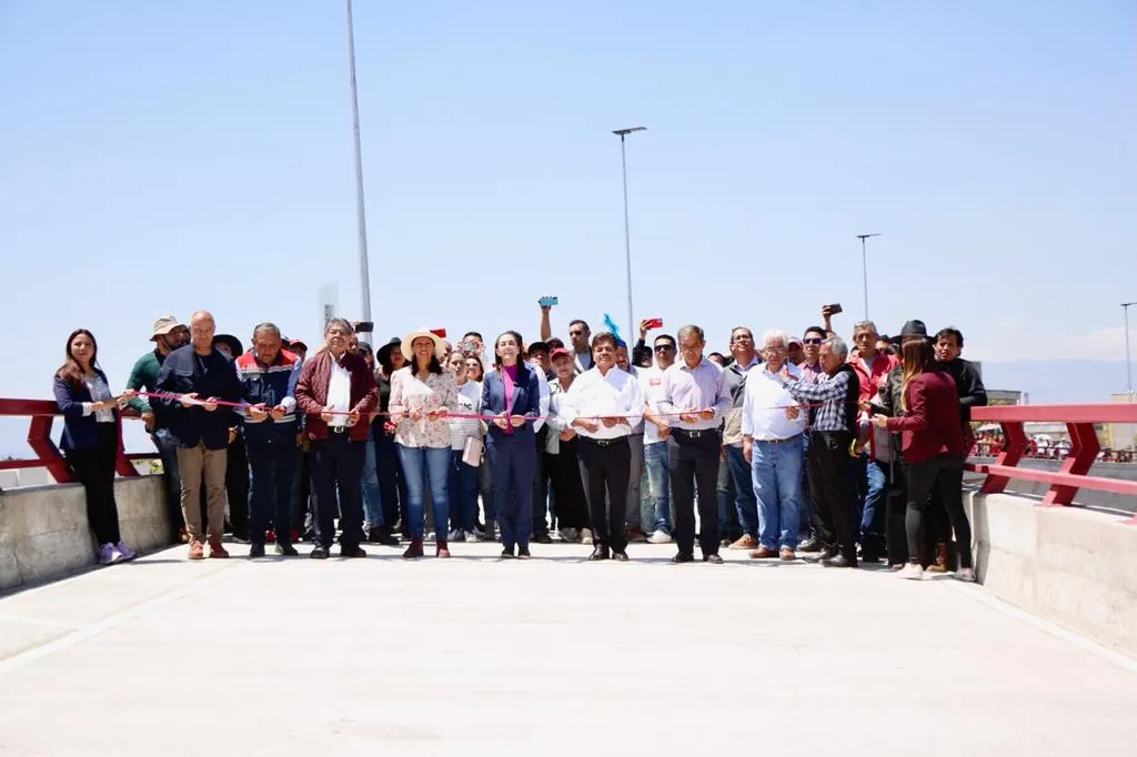 Claudia Sheinbaum inaugura l Puente Vehicular Circuito Interior-Gran Canal