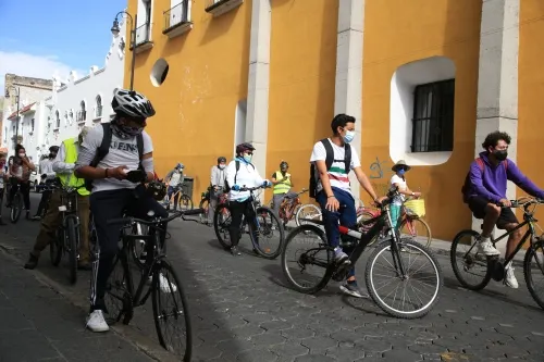 Realizan rodada en memoria de ciclistas que fallecieron atropellados
