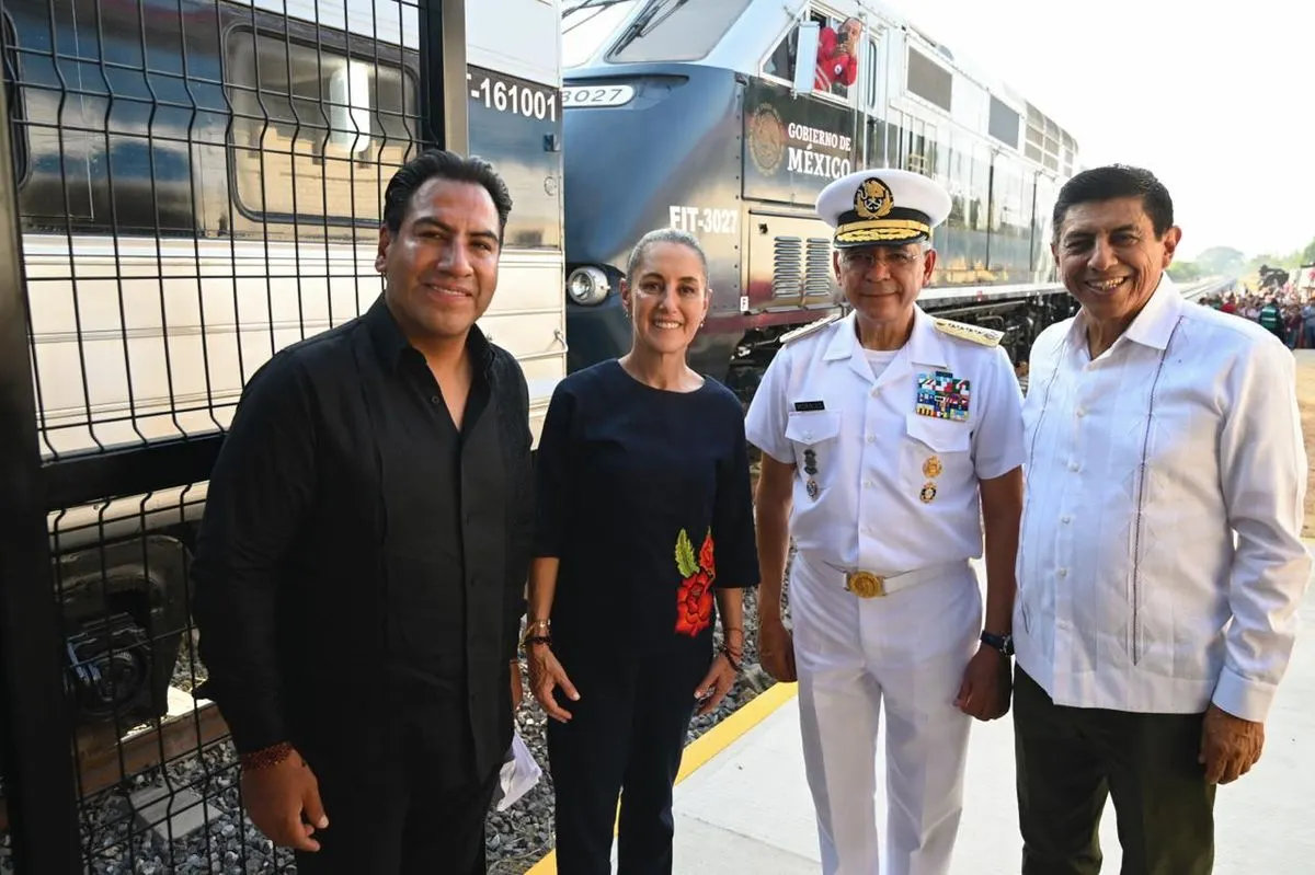 sheinbaum-inauguracion-estaciones-linea-k-tren-interoceanico-chiapas