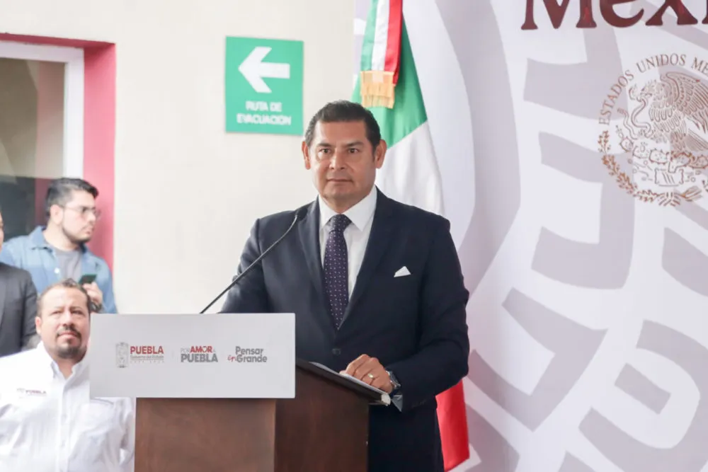 Alejandro Armenta, mandatario de Puebla