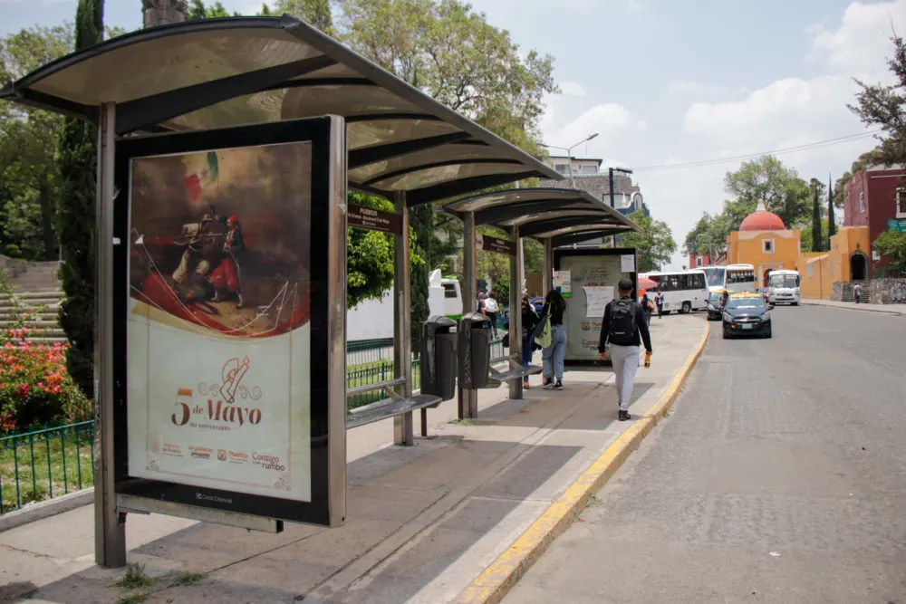 Paradero en Puebla