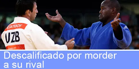 Descalificado por morder a su rival en Judo