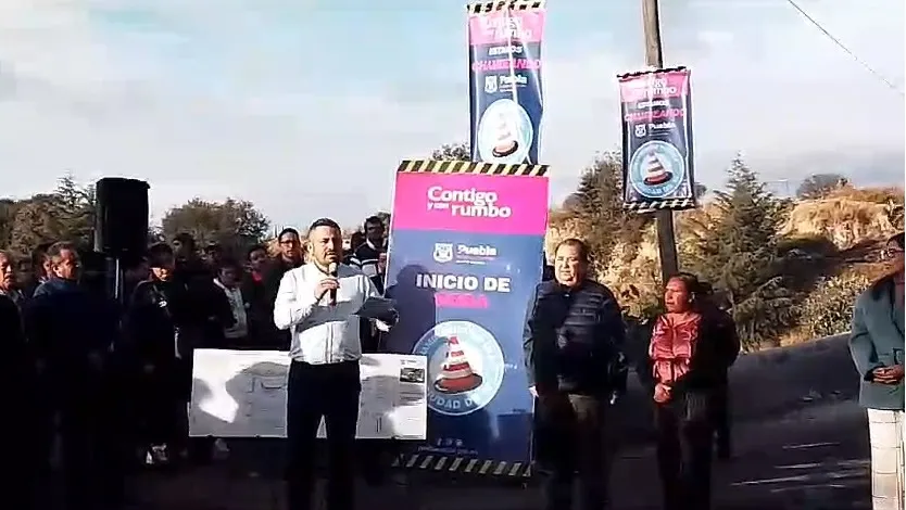 Adán Domínguez Sánchez anunció el arranque de la rehabilitación del puente vehicular de San Miguel Espejo