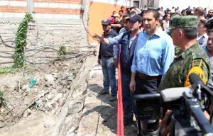 RMV recorre zona afectada por tromba; ofrece respaldo a familias de víctimas