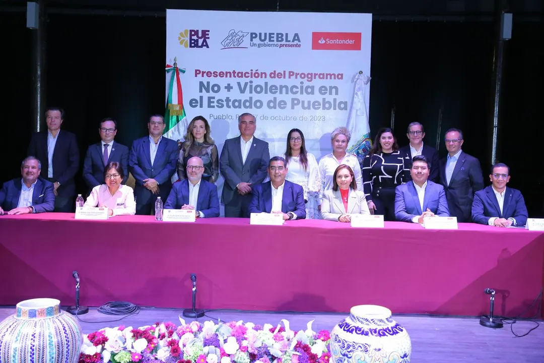 Gobierno Puebla Santander Mexico No + Violencia