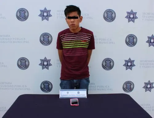 Detienen a probable responsable de robo a transeúnte