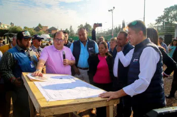 Arrancan obras de rehabilitación del Parque Santuario en San Sebastián de Aparicio