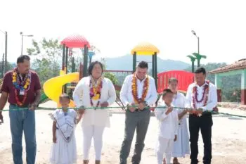 Con juegos y gimnasio, SEDIF Puebla promueve el bienestar de los habitantes en Jonotla