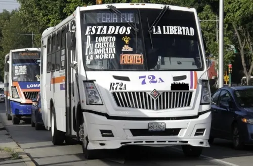 Pugna del transporte quedará en 8 varitos