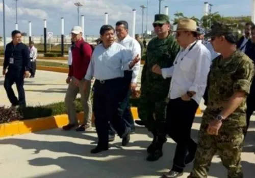 Realizan titulares de SSPC, Sedena, Semar e INM, gira de trabajo por Chiapas