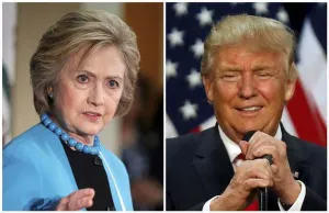 Clinton y Trump llegan casi empatados al primer debate