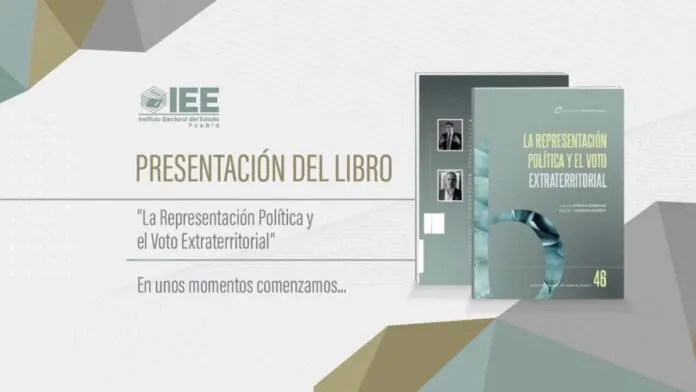 IEE presenta el libro “La representación política y el voto extraterritorial” de José Luis Estrada