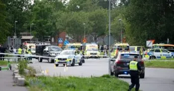Resultan heridas dos personas en tiroteo cerca de una mezquita en Orebro, Suecia