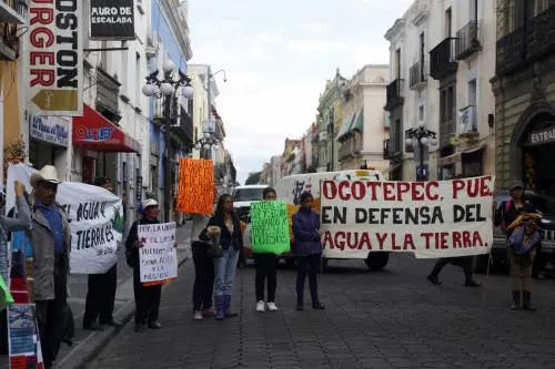Habitantes de municipios zona Audi se manifiestan en el Congreso